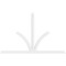 Ekena Millwork Richland Architectural Grade PVC Gable Bracket, 108"W x 67 1/2"H x 2"D x 4"F, 15/12 Pitch GBP108X68X0204RIC00 - alternate 2